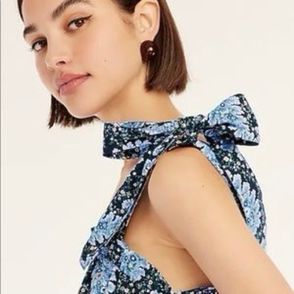 J.Crew Women’s Collection Tie-Shoulder Tank and Skirt in Ratti Pacific Paisley - Picture 4 of 16